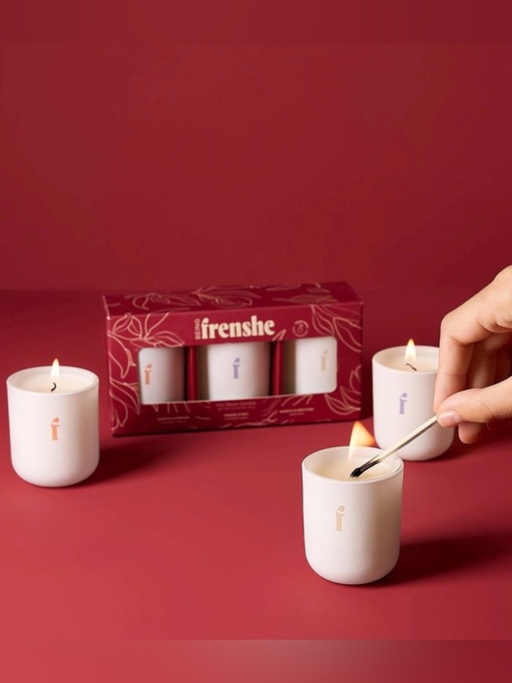 Being Frenshe Mini Reset Soy Wax Candle Trio Gift Set - 3 pc